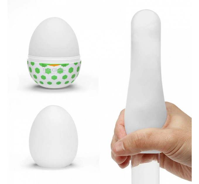 Мастурбатор хай-тек TENGA Egg Wonder Stud, белый