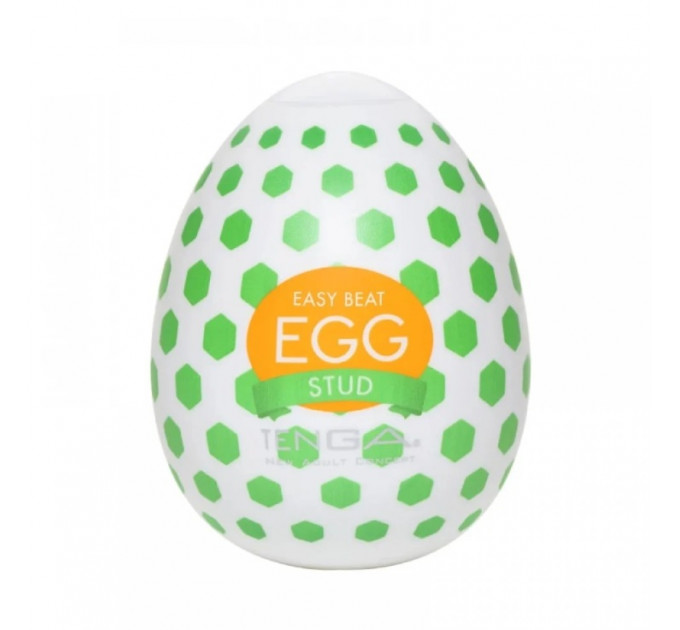 Мастурбатор хай-тек TENGA Egg Wonder Stud, белый