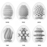 Мастурбатор хай-тек TENGA Egg Wonder Stud, білий