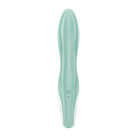 Надувний вібратор- кролик Satisfyer з функцією управління через додаток, м'ятний