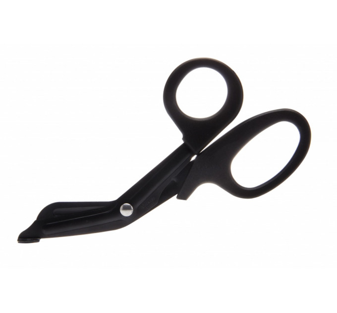 Ножницы для бондажа Bondage Safety Scissor черного цвета, 17.7 см