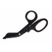 Ножницы для бондажа Bondage Safety Scissor черного цвета, 17.7 см