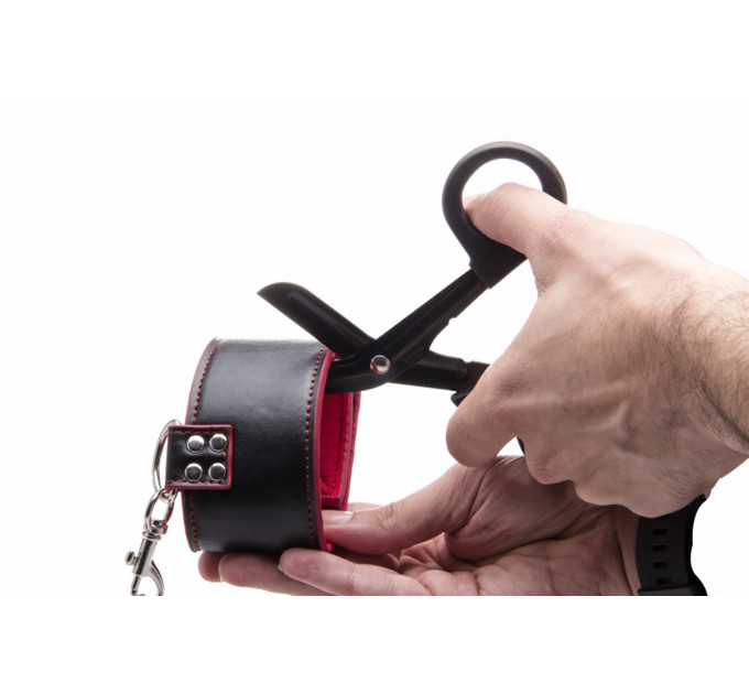 Ножницы для бондажа Bondage Safety Scissor черного цвета, 17.7 см