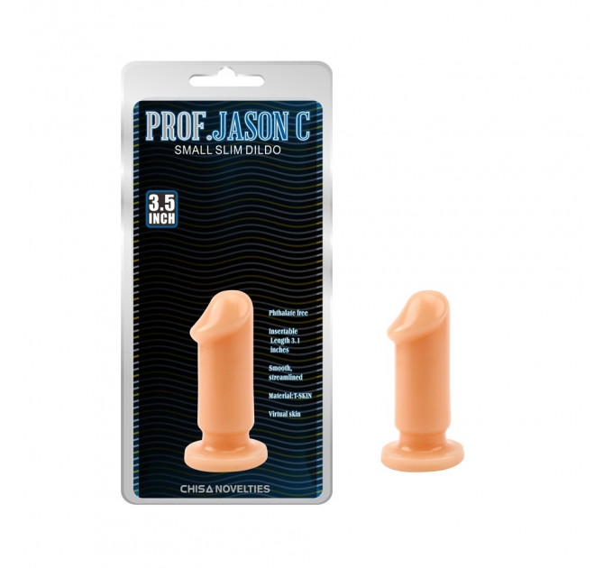 Плаг анальный Chisa Prof.Jason C Slim Dildo в виде пениса, S