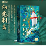 Презерватив OLO з вусиками + кулька "Fairy deer Spiny condom" (у комплекті 1 презератив + 1 кулька)