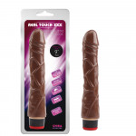 Вибратор реалистичный Chisa Real Touch XXX, коричневый, 22 х 3.7 см