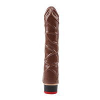 Реалистичный вибратор Chisa Real Touch XXX, коричневый, 22 х 3.7 см