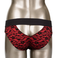 Страпон із трусиками CalExotics Scandal Pegging Panty Set, чорний, L/Xl