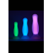 Светящаяся анальная пробка Dream Toys RADIANT SOFT SILICONE GLOW IN THE DARK PLUG SMALL GREEN