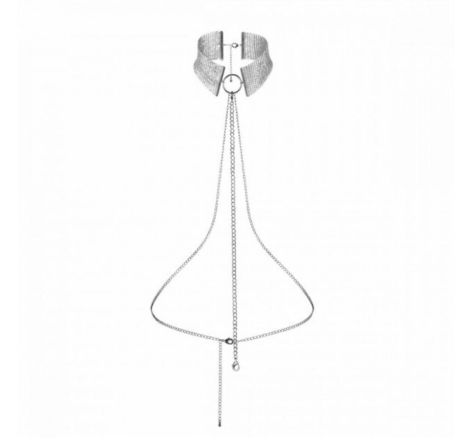 Украшение Bijoux Indiscrets Desir Metallique Collar - Silver