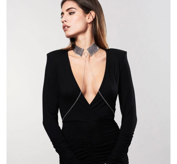 Украшение Bijoux Indiscrets Desir Metallique Collar - Silver