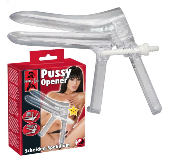Вагинальное зеркало You2Toys PUSSY Opener, прозрачное