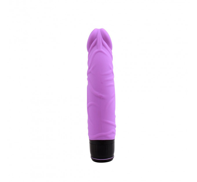 Вибратор силиконовый Chisa M-Mello Thick Realistic, фиолетовый