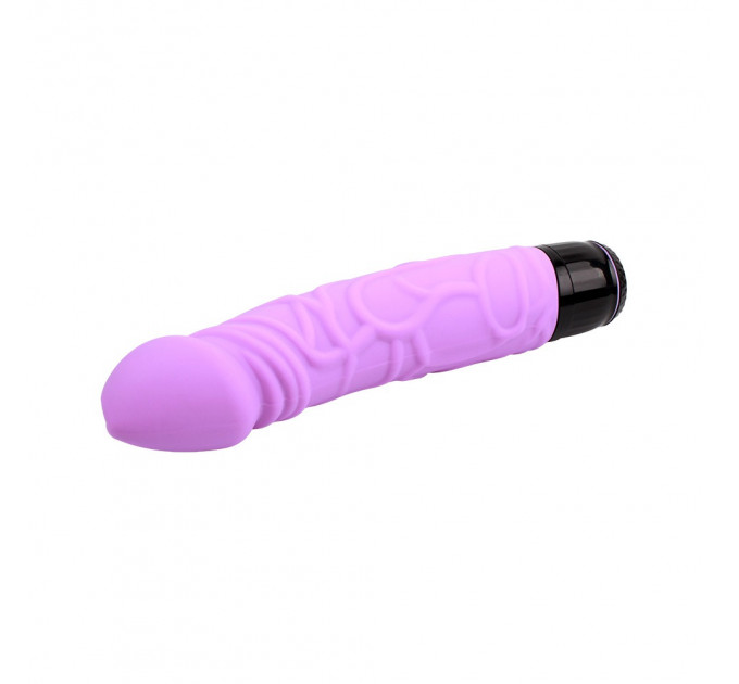 Вибратор силиконовый Chisa M-Mello Thick Realistic, фиолетовый