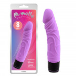 Вибратор силиконовый Chisa M-Mello Thick Realistic, фиолетовый