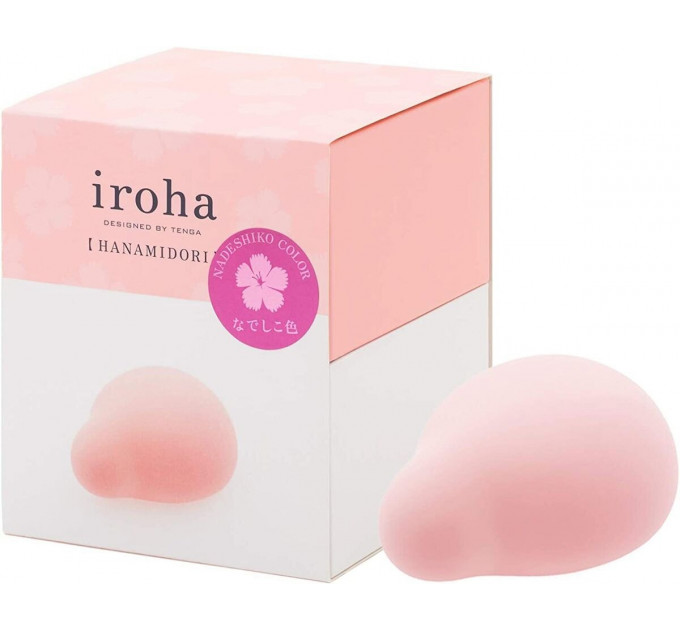 Вибратор для клитора Iroha Midori, медицинский силикон, розовый