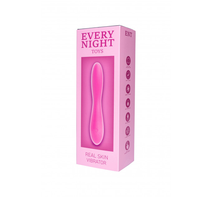 Вібратор Every Night Toys для точки G, рожевий