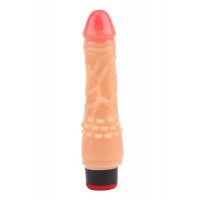 Вібратор реалістичний Chisa Keep Love Stud Dildo на батарейках, бежевий