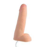 Фаллоимитатор с эякуляцией Squirting Dildo реалистичный, беж, 20.3 см х 4.8 см