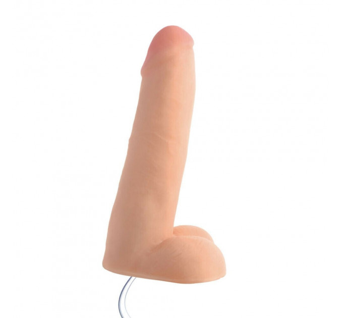 Фаллоимитатор с эякуляцией Squirting Dildo реалистичный, беж, 20.3 см х 4.8 см