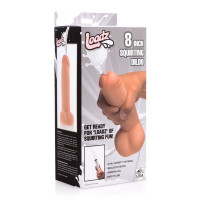 Фаллоимитатор с эякуляцией Squirting Dildo реалистичный, беж, 20.3 см х 4.8 см