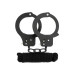 Набор наручники и бондаж Bondx Metal Cuffs & Love, черный