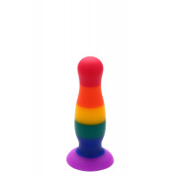 Радужная анальная пробка COLOURFUL LOVE PLUG