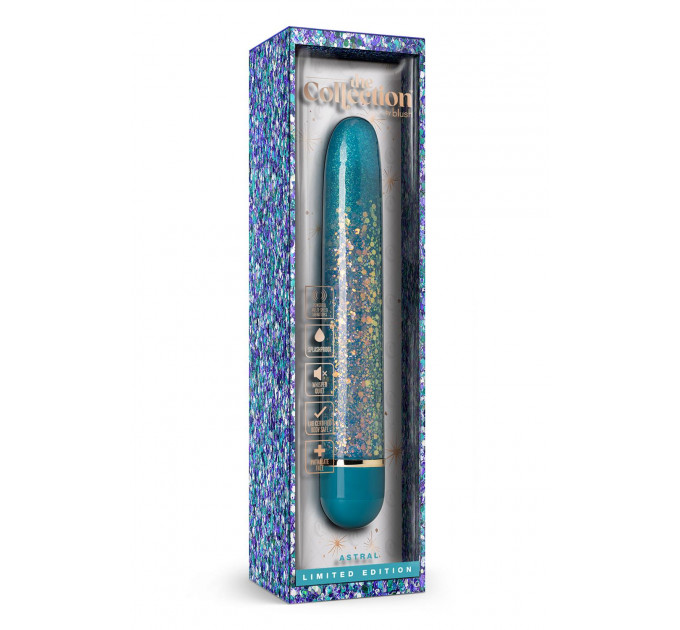 Классический вибратор Blush THE COLLECTION ASTRAL TEAL