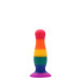 Радужная анальная пробка COLOURFUL LOVE PLUG