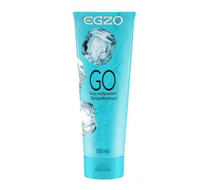 Охолоджуючий гель-лубрикант EGZO "GO" з пролонгуючим ефектом, 50 мл