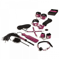 Набір БДСМ 10 предметів Master & Slave, Pink Leopard