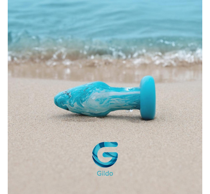 Анальна пробка Gildo - Ocean Curl Glass Butt plug