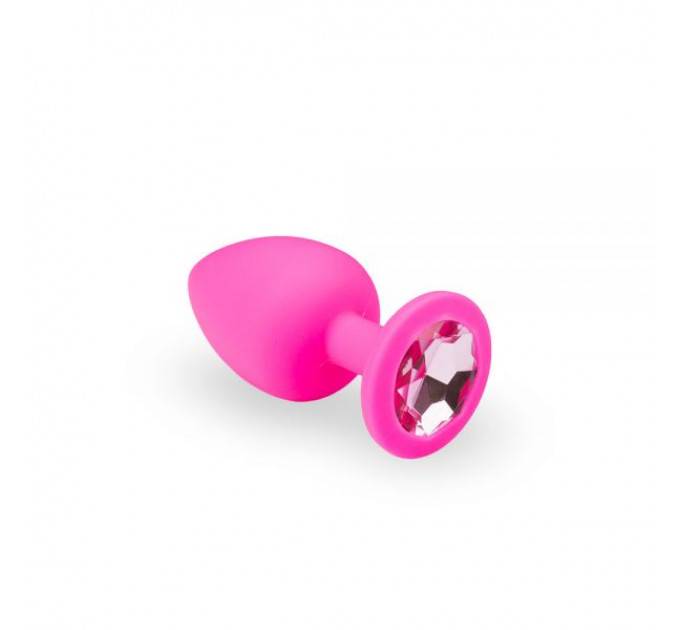 Анальна пробка Pink Silicone White S