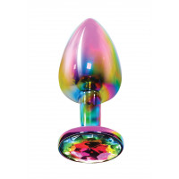 Анальна пробка металева середня Twilight Booty Jewel Toy Joy