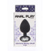 Анальна пробка Toy Joy Diamond Booty Jewel з кристалом, чорний, Large