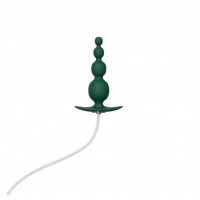Анальний плаг з вібрацією Qingnan No.8 Mini Vibrating Anal Beads Green