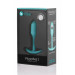 Бесшовная силиконовая анальная пробка с утяжелением B-Vibe - Snug Plug 1 зеленая