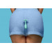 Бесшовная силиконовая анальная пробка с утяжелением B-Vibe - Snug Plug 1 зеленая