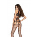 Бодистокинг BS032 Black Passion, в крупную сетку, с открытым доступом, S/L
