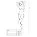 Бодистокинг BS032 Black Passion, в крупную сетку, с открытым доступом, S/L