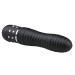 Вибратор ребристый Love Diamond Vibrator черный, 11.4 см