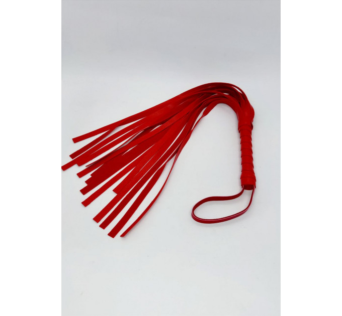 Флоггер мини DS Fetish, красный, 45 см