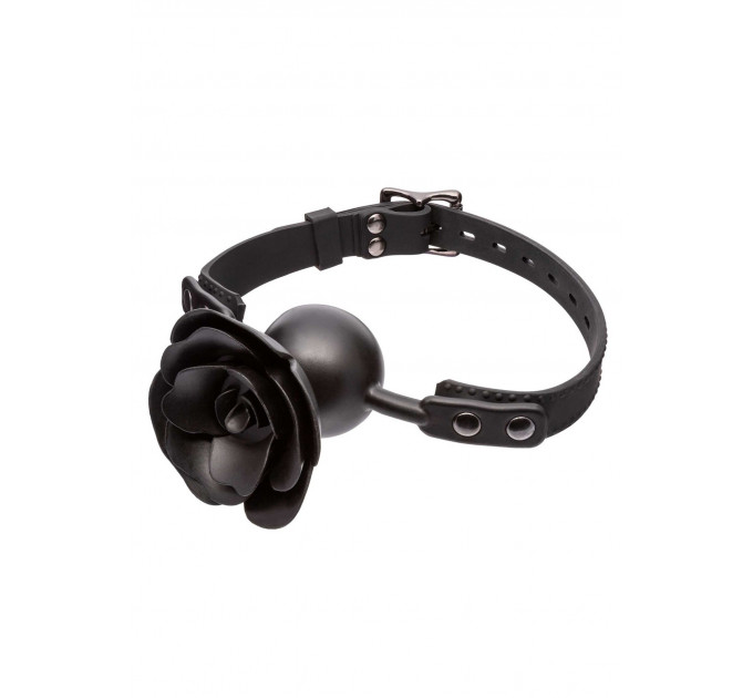Кляп со съемной розой CalExotiс Removable Rose Gag, черный