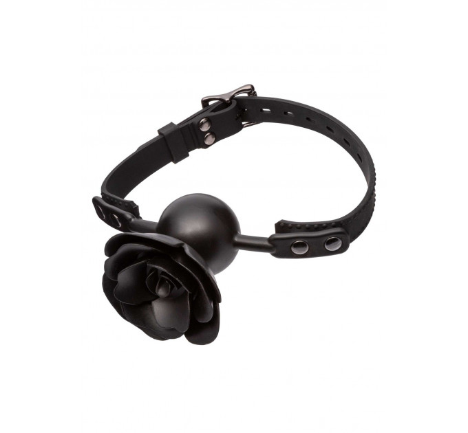 Кляп со съемной розой CalExotiс Removable Rose Gag, черный