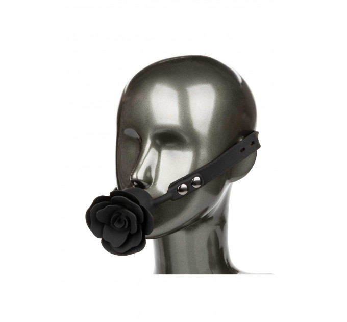 Кляп со съемной розой CalExotiс Removable Rose Gag, черный