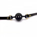 Кляп из силикона и итальянской кожи Breathable Small Ball Gag UPKO