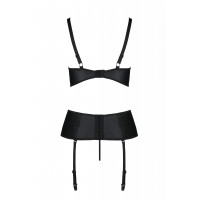 Корсет із відкритим бюстом JANNIES CORSET black S/M - Passion