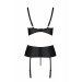 Корсет с открытым бюстом JANNIES CORSET black S/M - Passion