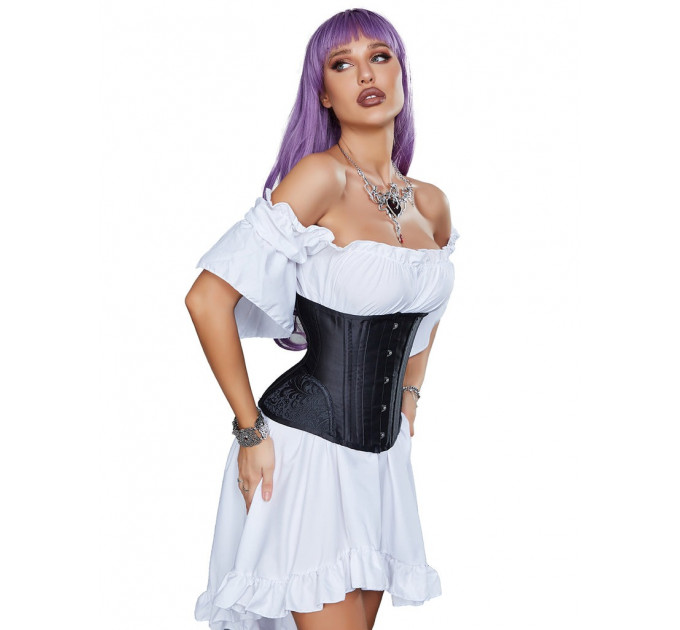 Корсет Star Night Corset с крючками и шнуровкой, черный, M (без коробки)