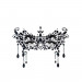 Маскарадная наклейка с драгоценностями Leg Avenue Masquerade face jewels sticker O/S